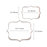 PME Plaque Cutter Style 1, Set of 2