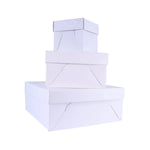 PME Square Cake Box 12 x 6in, Set of 3