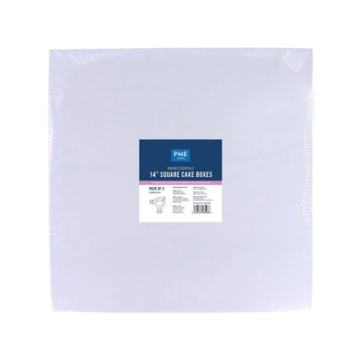 PME Square Cake Box 14 x 6in, Set of 3