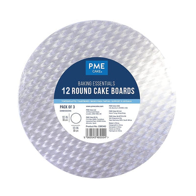 PME Round Cake Board 12in, Set of 3