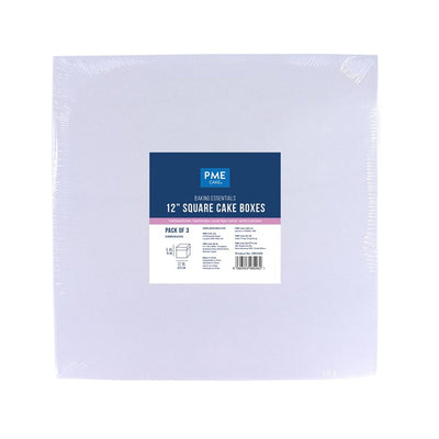 PME Square Cake Cards 12in, Set of 3