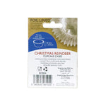 PME Foil Lined Cupcake Cases, Reindeer