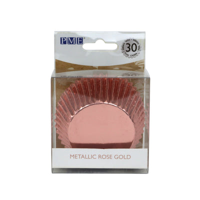 PME Metallic Cupcake Cases, Rose Gold