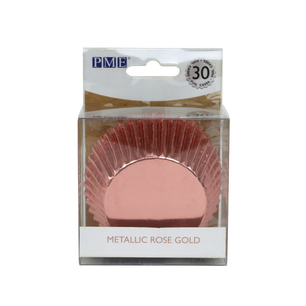 PME Metallic Cupcake Cases, Rose Gold