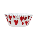 PME Foil Lined Cupcake Cases, Red Hearts