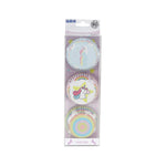 PME Foil Lined Cupcake Cases, Unicorn, Set of 3