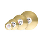 PME Round Mirror Cake Card 6in, Gold, Pack of 3