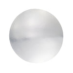 PME Round Mirror Cake Card 10in, Silver, Pack of 3