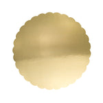 PME Scallop Mirror Cake Card 12in, Gold, Pack of 3