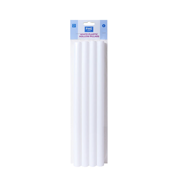 PME White Plastic Dowel Rods 12.5in , Pack of 4