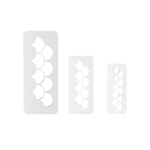 PME Fish Scale Geometric Cutter, Set of 3