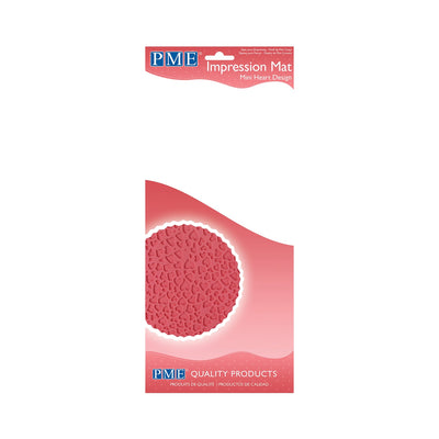 PME Mini Heart Impression Mat, 6 x 12in