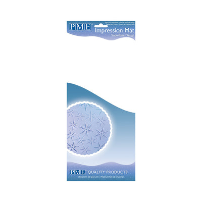 PME Snowflake Impression Mat, 6 x 12in