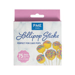 PME Lollipop Sticks 3.7in, Pack of 75