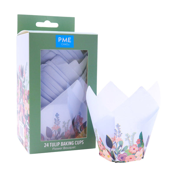 PME Tulip Muffin Cases, Flower Bouquet