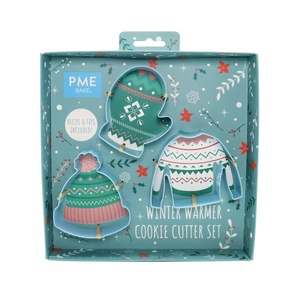 PME Winter Warmer Cookie Cutter, Set of 3