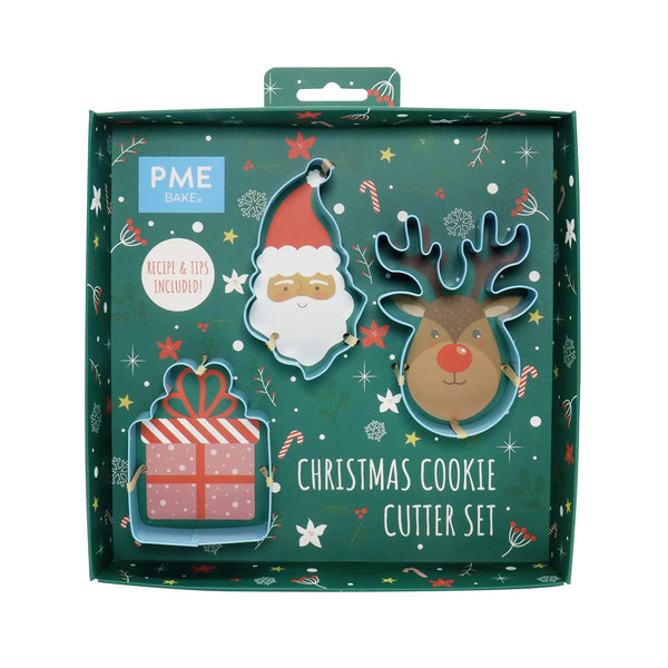 PME Santa Cookie Cutter, Set of 3