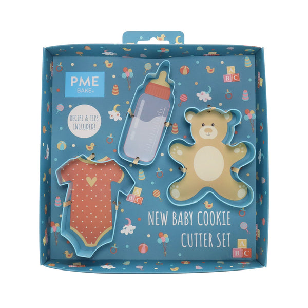 PME New Baby Cookie Cutter, Set of 3