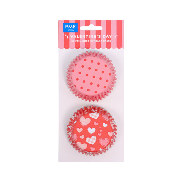 PME Foil Lined Cupcake Cases, Valentines Day