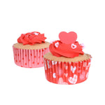 PME Foil Lined Cupcake Cases, Valentines Day