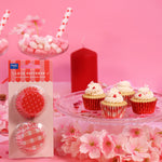 PME Foil Lined Mini Cupcake Cases, Love Patterns