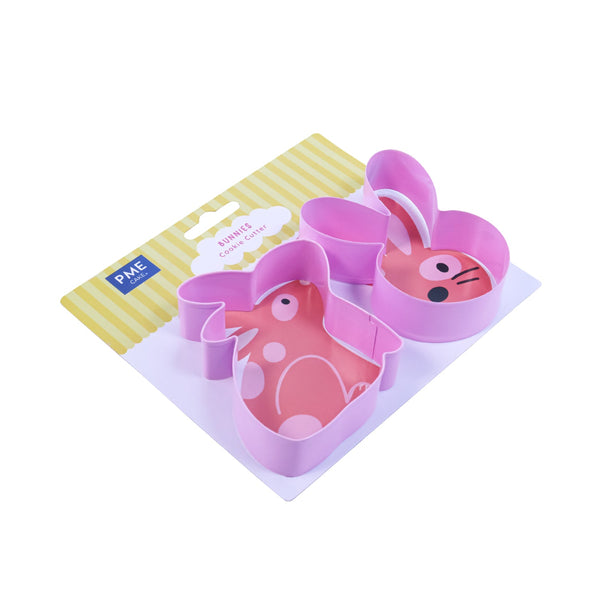 PME Easter Bunnies Cookie Cutter, Set of 2