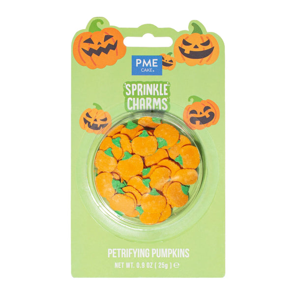 PME Halloween Sprinkle Charms Petrifying Pumpkins, 0.88 oz