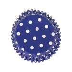 PME Foil Lined Cupcake Cases – Blue Polka Dots, Pack of 30