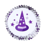 PME Halloween Foil-Lined Cupcake Cases – Wise Wizards, Pack of 30