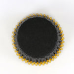 PME Foil-Lined Cupcake Cases – Black with Gold Foil Trim, Pack of 30