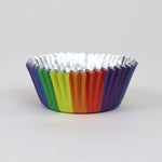 PME Foil-Lined Cupcake Cases – Rainbow Colours, Pack of 30