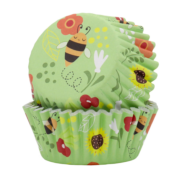 PME Foil-Lined Cupcake Cases – Bees, Pack of 30