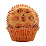 PME Halloween Jack-o’-Lantern Cupcake Cases & Toppers – Set of 48