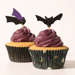 PME Halloween Bats Cupcake Cases & Toppers – Set of 48