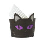PME Halloween Baking Cups with Cupcake Cases – Black Cat, Set of 12