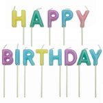 PME Happy Birthday Pastel Candles – Set of 13