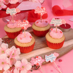 PME Valentine’s Cupcake Toppers – Sweet On You, Pack of 24