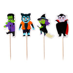 PME Halloween Cupcake Toppers – Spooky Characters, Pack of 24