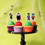PME Halloween Cupcake Toppers – Spooky Characters, Pack of 24