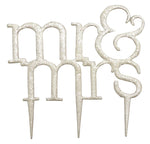 PME Mr & Mrs Modern Cake Topper Cutter – 7.3 × 7.3 in