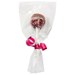 PME Clear Cake Pop Bags with Silver Ties – 10 × 3 in, Pack of 25