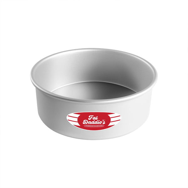 Fat Daddio's Anodized Aluminum Round Cheesecake Pan with Removable Bottom, 8 in x 3 in