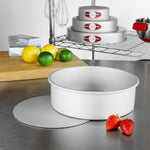 Fat Daddio's Anodized Aluminum Round Cheesecake Pan with Removable Bottom, 9 in x 3 in