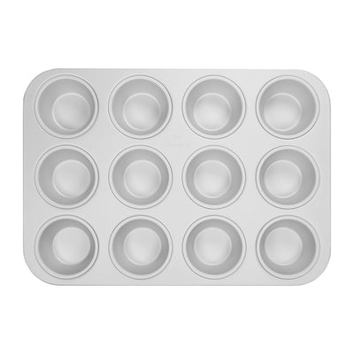 Fat Daddio's Anodized Aluminum Standard Muffin Pan, 12 Cavities, 2 7/8 in Diameter