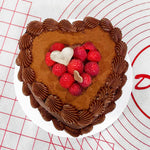 Fat Daddio's Anodized Aluminum Heart Shaped Cake Pan, 6 in x 3 in