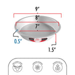 Fat Daddio's Anodized Aluminum Pie Pan, 9 in x 1 1/2 in