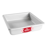 Fat Daddio's Anodized Aluminum Square Cake Pan, 8 in x 8 in x 2 in