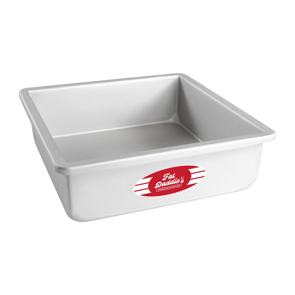 Fat Daddio's Anodized Aluminum Square Cake Pan, 9 in x 9 in x 3 in