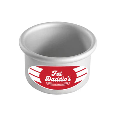 Fat Daddio’s Anodized Aluminum Round Solid Bottom Cake Pan, 4 x 2 Inch