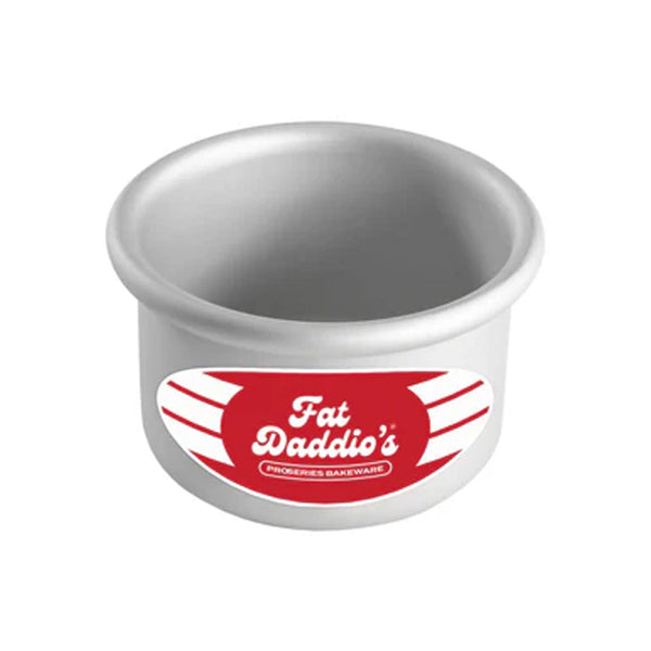 Fat Daddio’s Anodized Aluminum Round Solid Bottom Cake Pan, 4 x 2 Inch